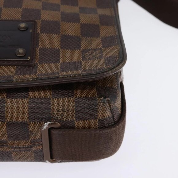 LOUIS VUITTON Damier Ebene Brooklyn PM Shoulder Bag N51210 LV Auth BA5619 - Picture 4 of 16